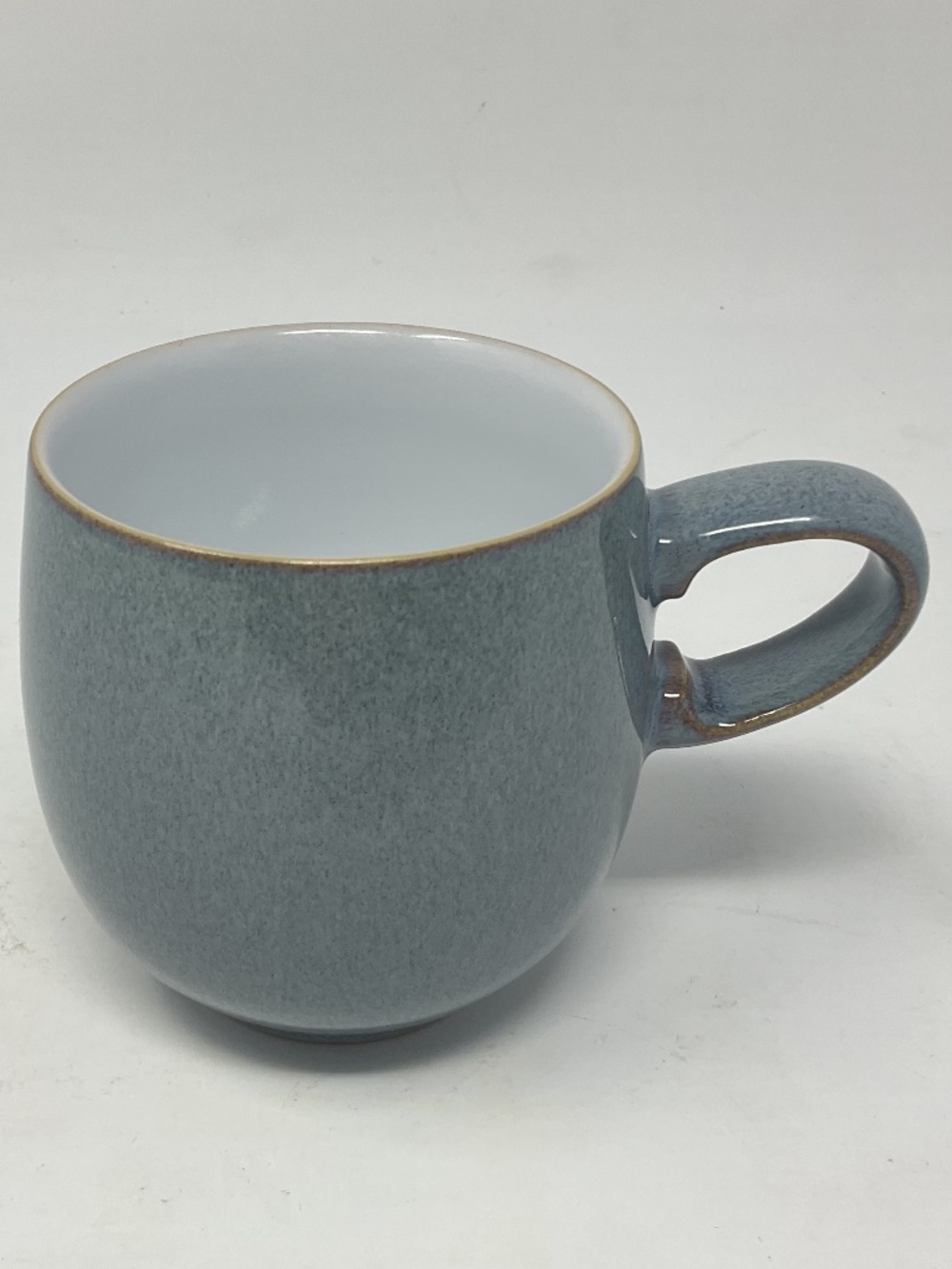 Denby Jet Grey (retired) Stoneware Small Curved Coffee Mug (7 available $30 EACH